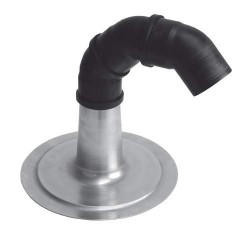 Anjo dakdoorvoer incl. 3 PP bochten 45° en plakplaat Ø110 mm Anjo dakdoorvoer incl. 3 PP bochten 45° en plakplaat Ø110 mm