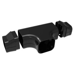Tecnosystemi T-stuk Excellens zwart DT72