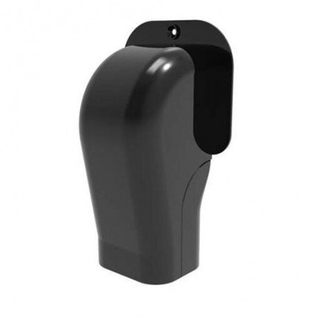 Tecnosystemi muurdoorvoer Excellens zwart TM72