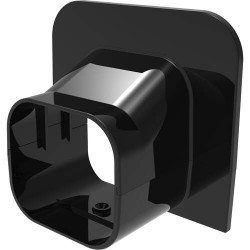 Tecnosystemi plafond/wand eindstuk Excellens zwart TA72
