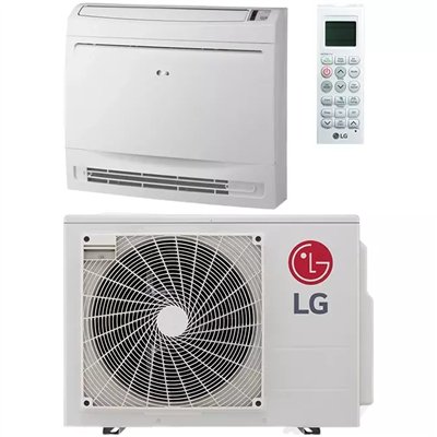LG Console Inverter wand airco UQ09-S R32 2,5 kW set