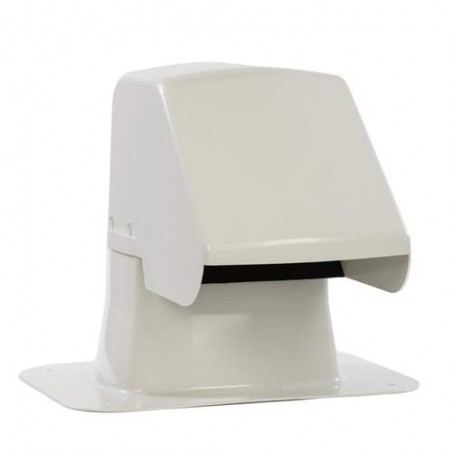 Castel kunststof dakdoorvoer 250mm wit